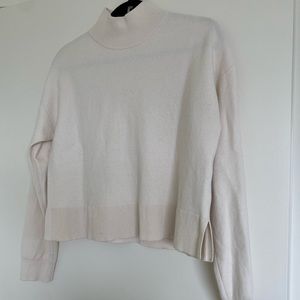 & Other Stories white cream boxy knit sweater